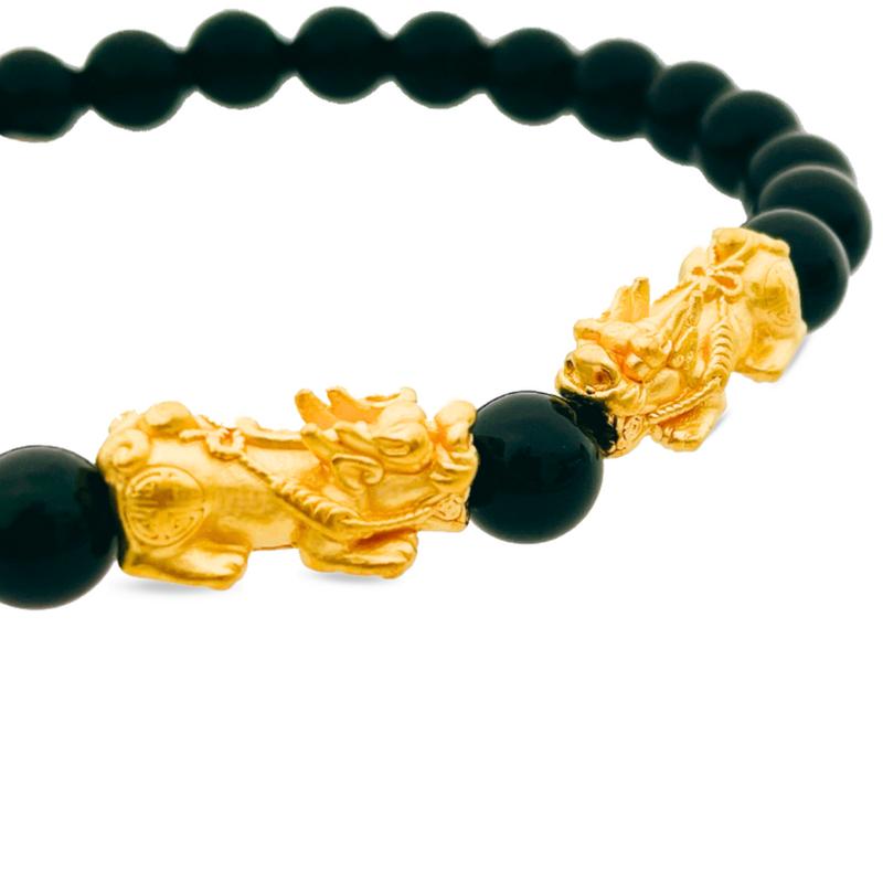 Top Cash Jewellery 999 Gold Double Auspicious Bracelet 0