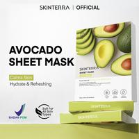 Gambar SKINTERRA Fruit Sheet Mask Vitamin C & Avocado 25g Masker Wajah untuk Mencerahkan Kulit Kusam Kering Melembapkan Intens Dengan Panthenol Allantoin - Avocado, 1 Box dari Skinterra Indonesia Kota Administrasi Jakarta Barat 1 Tokopedia