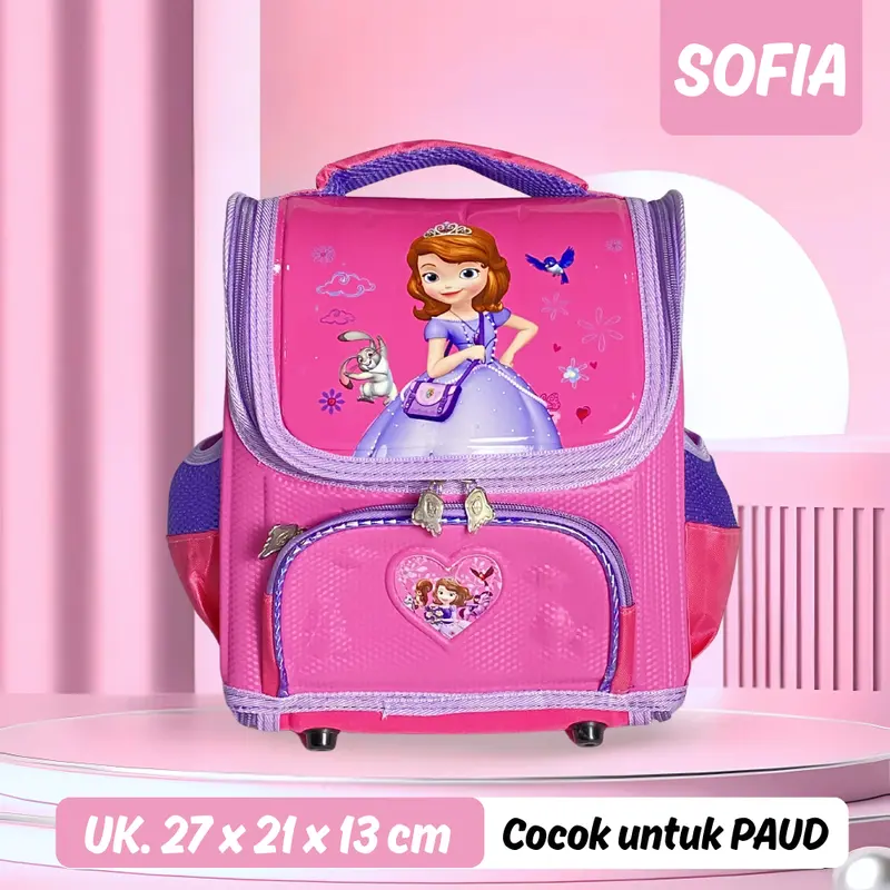 TAS PAUD RANSEL SEKOLAH ANAK  MOTIF KARTUN SKU 910  Backpack 6