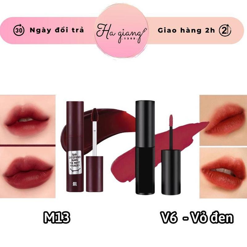 Son Kem Lì V6 lâu trôi bền màu màu base bám chắc