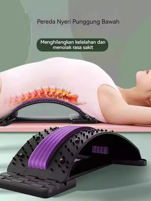 【Bantuan Olahraga】Papan Lumbar, Alat Regangan Lumbar Versi Upgrade | Alat Bantuan Postur Olahraga
