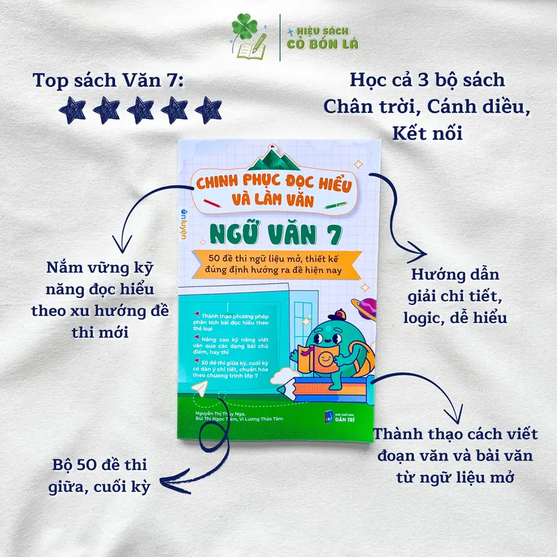 Sách Siêu Trọng Tâm lớp 7 môn Toán, Anh, KHTN và môn Văn cho 3 bộ sách chương trình mới - Hiệu sách Cỏ bốn lá 5