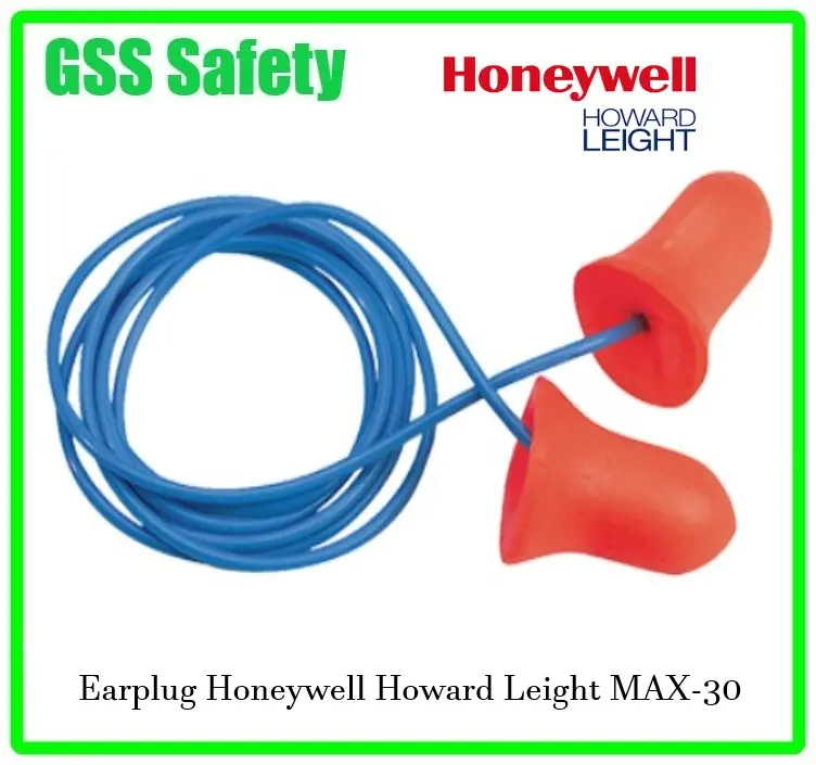 Earplug 33dB Honeywell Howard Leight MAX-30 / Sumbat Telinga Safety 0