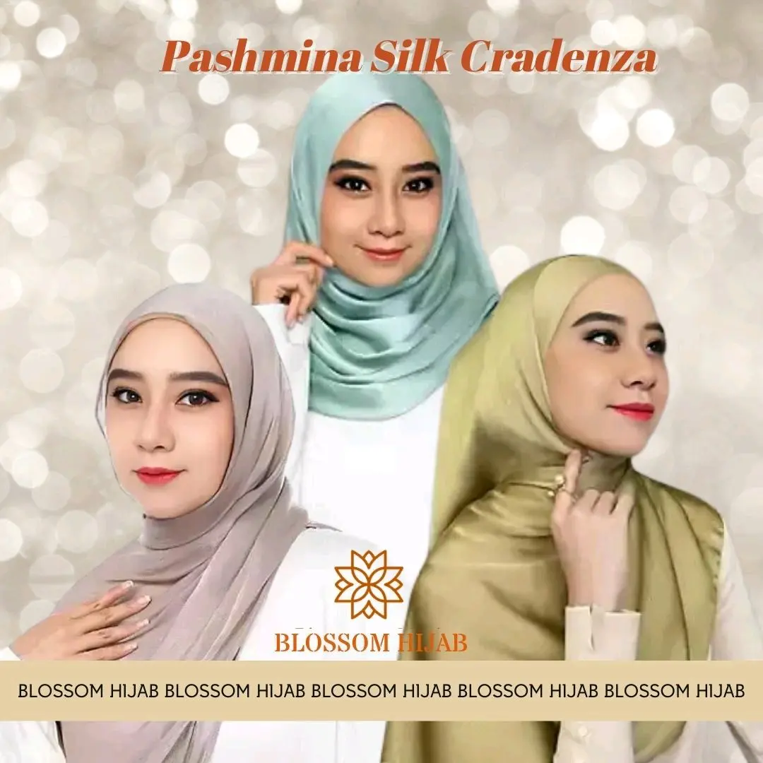 BLOSSOM HIJAB • PASHMINA SILK CRADENZA PREMIUM | PASHMINA SHIMMER