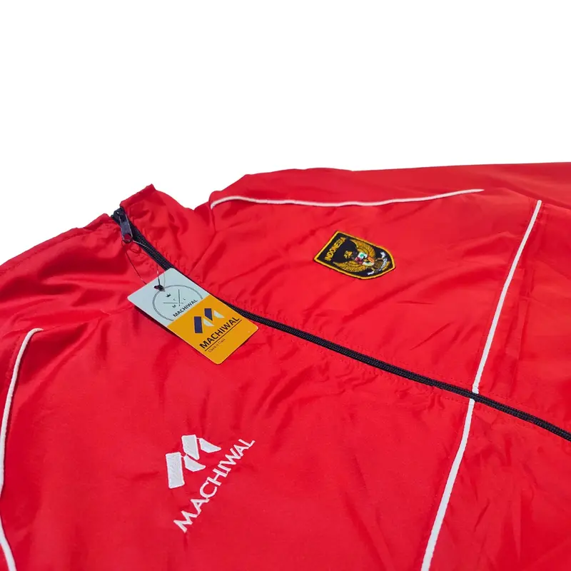 Jaket Parasut Vintage trektop Garuda Tangan Panjang timnas Indonesia pria Wanita Original Machiwal Nyaman Santai 5