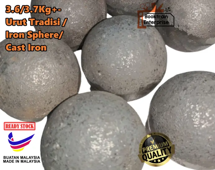 (READY STOCK)Tungku Besi 3.6/3.7KG+-(TEBAL)Besi Bulat/ Iron Sphere/cast iron/Urut /Besi Tradisional / Maternity Supplies Equipment Fitness