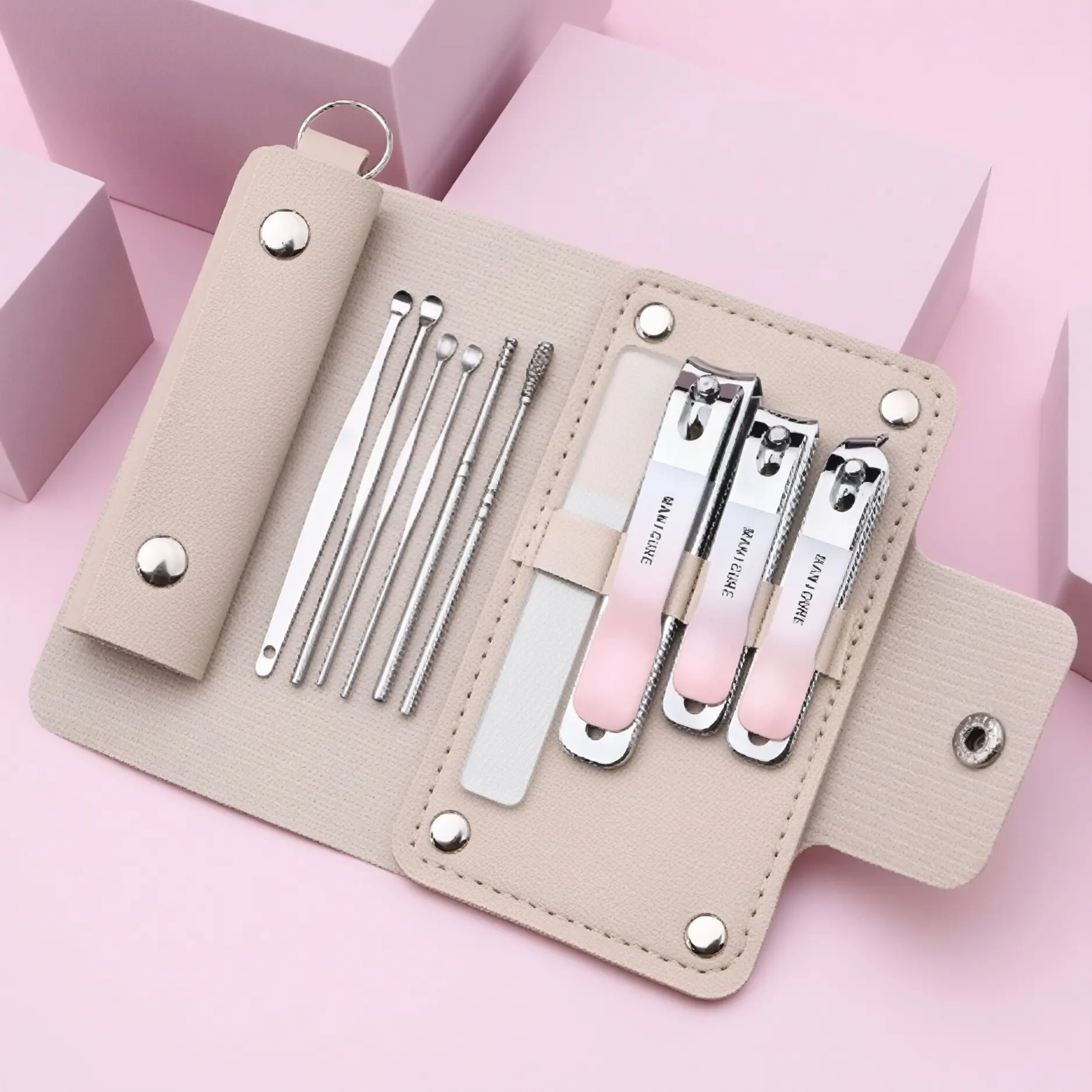 Gradien merah muda set-10