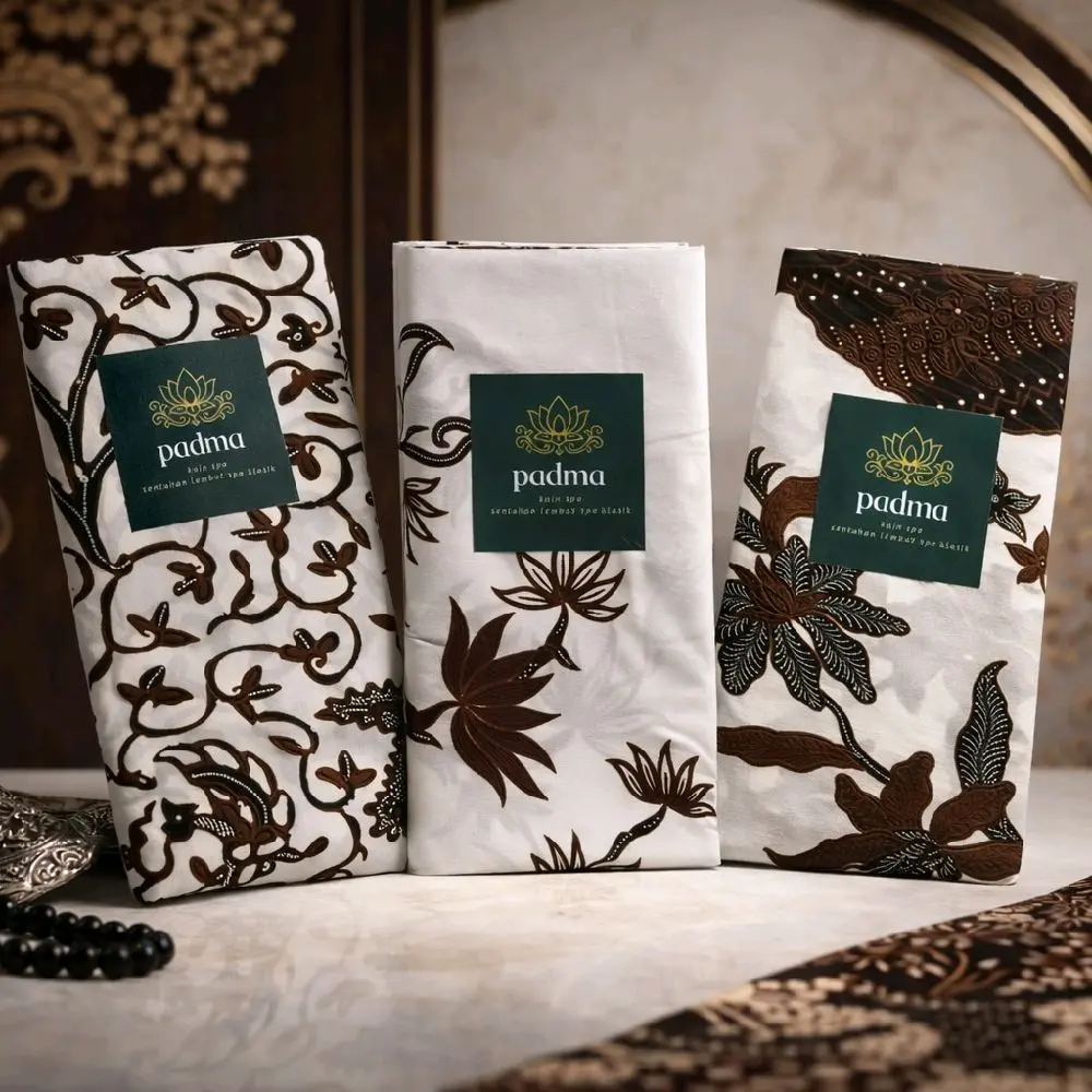 Padma Kain Batik Alas Spa Massage Brand Padma Ukuran 200 x 115 Sentuhan Lembut Spa Klasik