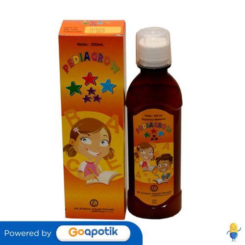 Gambar PEDIAGROW SYRUP ISI 200 ML BOTOL dari Apotek Al-Fatih By GoApotik Kota Administrasi Jakarta Utara Tokopedia