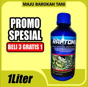 RAFTOMIL530sc 250ML 500ML 1LITER /Abamektin/asefat/Pembasmi Hama/ulat/trhip/ulatgrayak/serangga/MURAH Obat