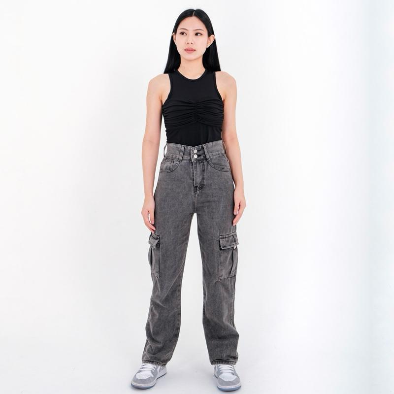 [LUXE.DLABEL] - Jeans 143 | Celana Panjang Highwaist Wanita Jeans Wanita Polos Ripped Jeans Highwaist Jeans Wanita Skinny Jeans Highwaist Baggy Wideleg Boyfriend 5
