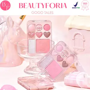 GOGOTALES Eyeshadow Palette Blush Multifunctional Heart-Shaped Eyeshadow Palette GT609