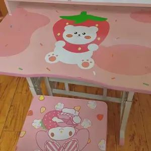 TETE-4 Meja Belajar Anak Set Kursi Meja Belajar Anak Meja Sekolah Meja Kursi Belajar Anak Dan Kursi Set Meja Belajar Anak Meja Belajar Anak Set Kursi Meja Kursi Anak Paket Meja Kursi Sekolah Anak  Furniture  【Seorang astronot】Meja+Kursi 80CM