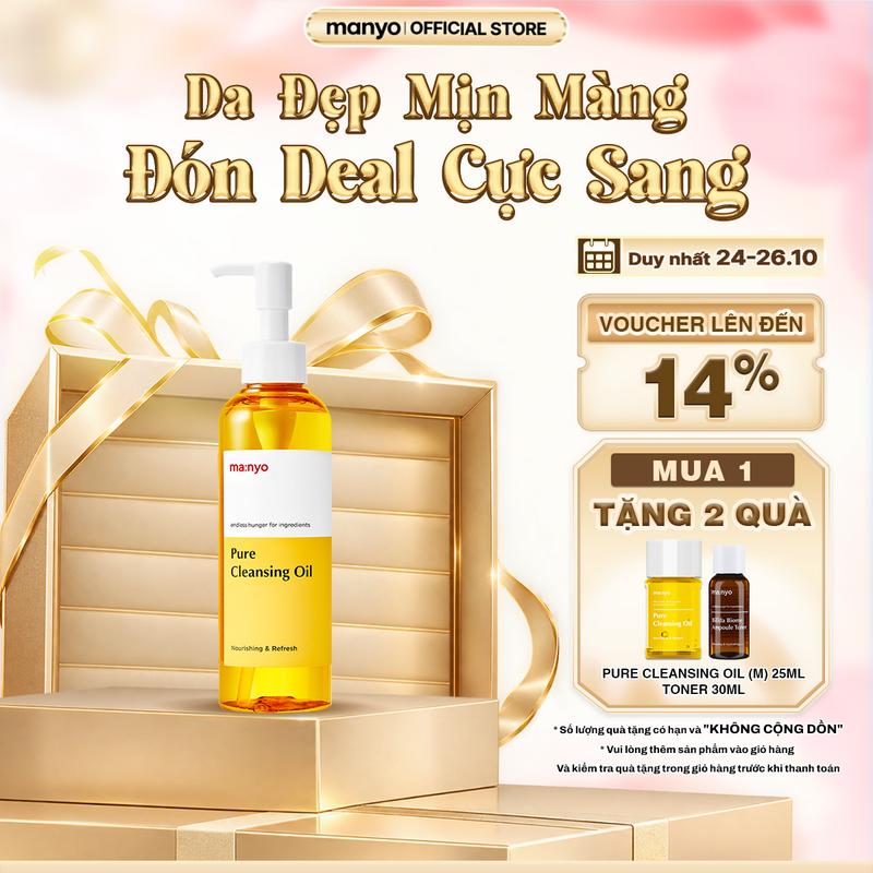 Dầu Tẩy Trang Ma:nyo Pure Cleansing Oil 200ml