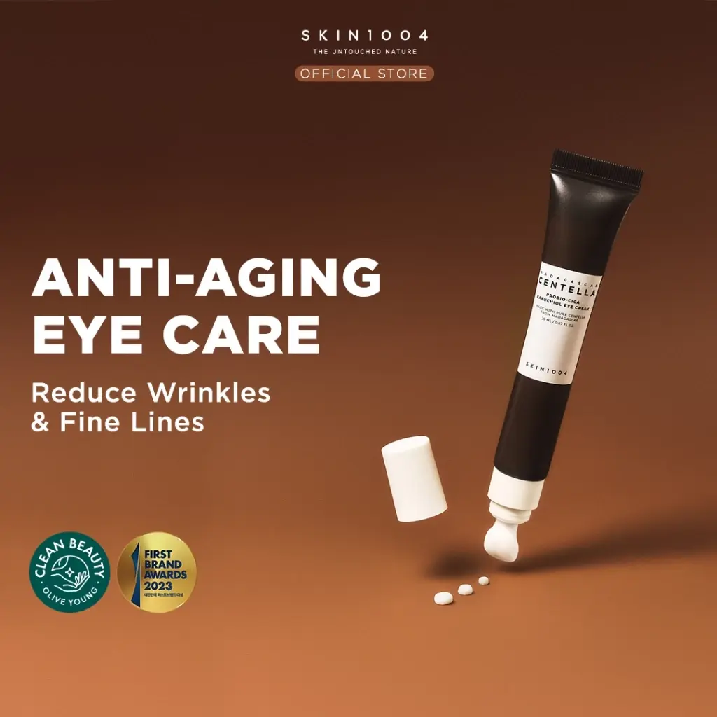 【READY STOCK 】SKIN1004 Madagascar Centella Probio-Cica Bakuchiol Eye Cream 20ml (Cruelty-Free)