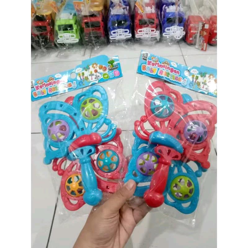 Mainan Pegangan Kerincingan Bayi Karakter Set isi 2 Toys 2
