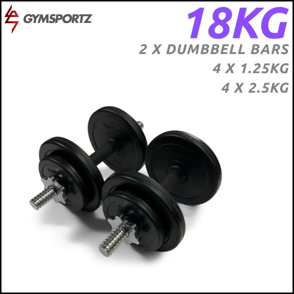 Premium Rubber Dumbbell Set