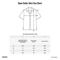 Gambar KOZE Open Collar Shirt Black - Kemeja Kerah Lengan Pendek Terbuka Hitam 2.0 - S dari koze shop Kota Administrasi Jakarta Timur 5 Tokopedia