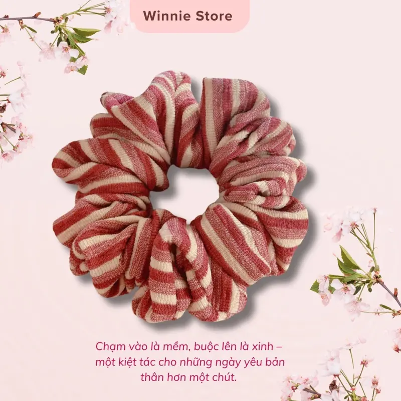 ￼[ Ngẫu nhiên ] Scrunchies Cột Tóc xinh xắn