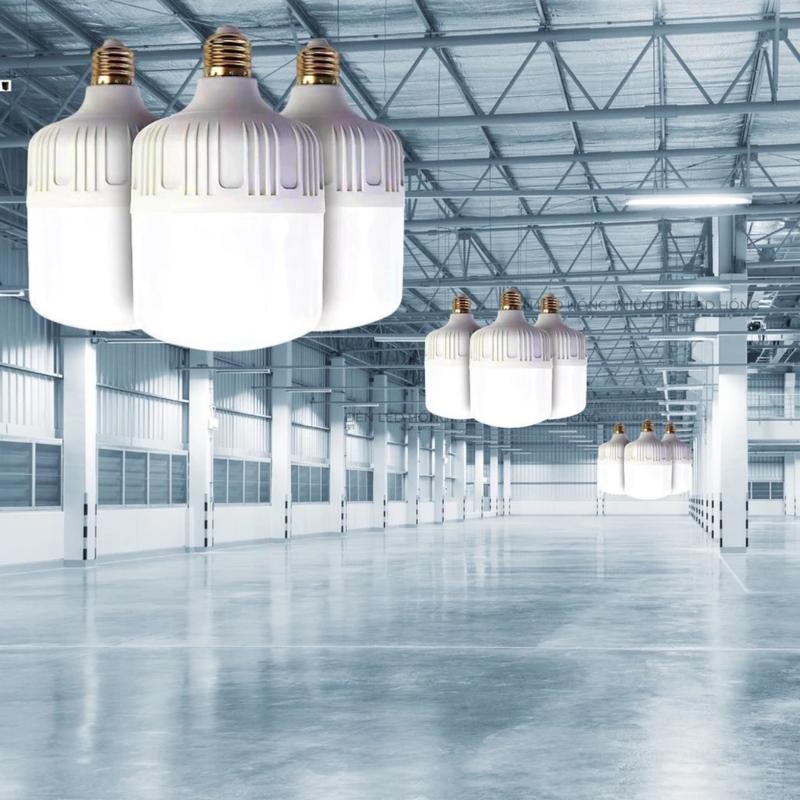 Combo 3 bóng đèn LED 65 W trụ tròn siêu sáng siêu rẻ ánh sáng trắng bảo hành 12 tháng .