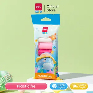 Deli Plastisin Lilin Mainan 12 Warna Mainan Edukasi Anak EH719X Deli Genius