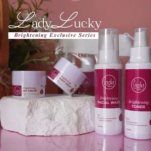 LADY LUCKY BRIGHTENING paket series lady lucky ( untuk kulit normal, kering, & flek hitam )
