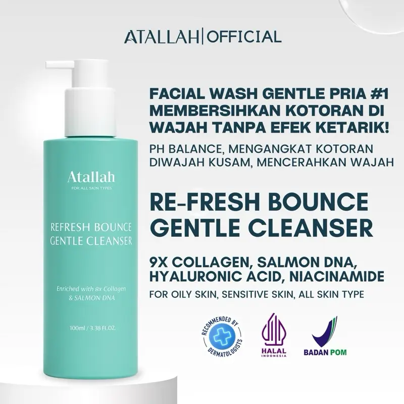 [FLASH SALE] ATALLAH 5Pcs Paket Glow Up Basic Skincare Brightening set | Pencerah Wajah | Menghilangkan Flek Hitam | Spf 50 PA +++ 2
