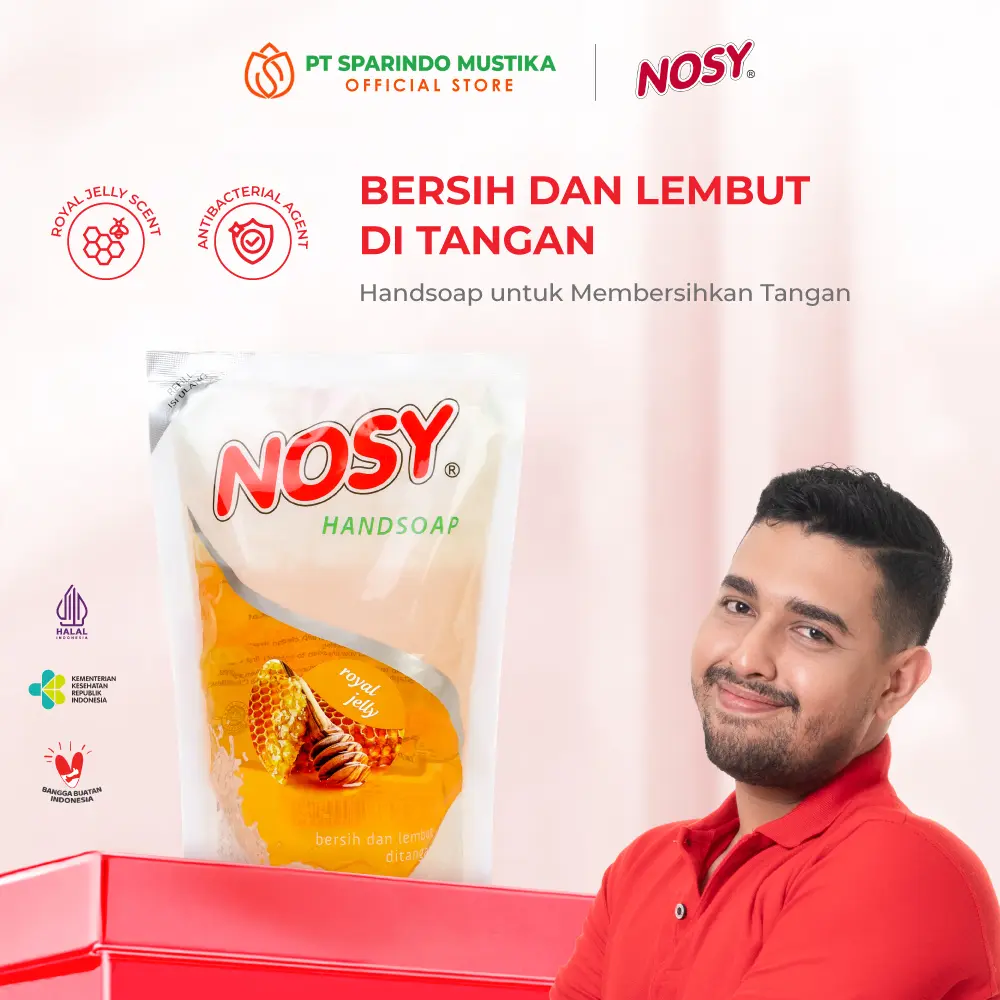 NOSY Hand Soap Pouch 420ml Royal Jelly