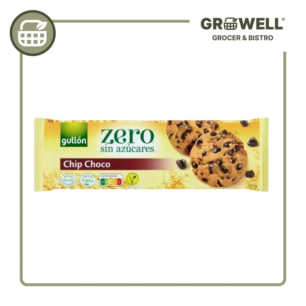 GULLON CHOCO CHIP & COOKIES ZERO 150GR