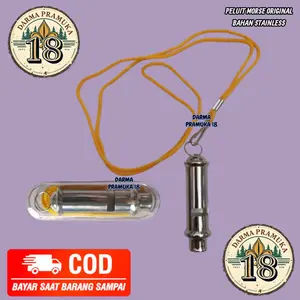 Peluit Morse Original Premium Peluit Morse Pramuka Premium Original Stainless Eceran