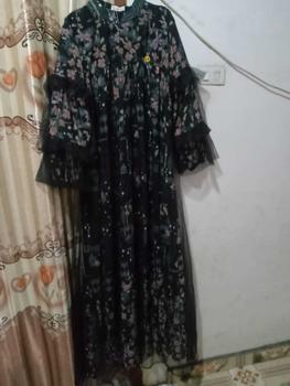 Product Review of Moana Set Hijab Segiempat Gamis Wanita Muslim Mewah Ceruty Babydoll Printing Mix Tille Tutu Cantik from k**n 2