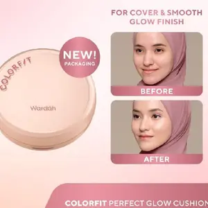 WARDAH Colorfit Perfect Glow Cushion SPF 40 PA+++ | Foundation Cair