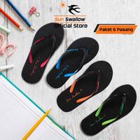 Gambar Paket 6 Pasang Sandal Jepit Karet Wanita Sun Swallow Dark Ladies Size Seri dari Sun Swallow Sandals Kota Administrasi Jakarta Utara 1 Tokopedia