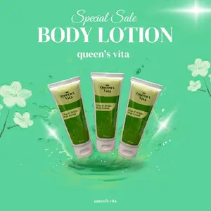 QUEEN'S VITA glow and bright bodylotion membantu mencerahkan,merawat, melembabkan, menutrisi kulit, membantu menjaga elastisitas kulit, meregenerasi sel kulit,melembutkan kulit serta menambah tone up pada kulit serta  Memutihkan Perawatan
