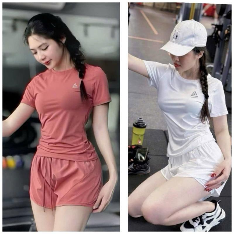 Bộ đồ đùi thể thao nữ NQ tập gym yoga có túi khóa kéo 2 bên hông Chạy Bộ sport