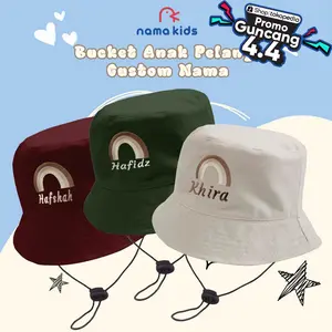 BUCKET BORDIR NAMA PELANGI NAMA TOPI NAMA ANAK BAYI TOPI BUCKET ANAK TALI NAMA MOTIF JERAPAH TOPI BUCKET ANAK LUCU TOPI BUCKET  ANAK CEWE TOPI BUCKET BORDIR  TOPI BUCKET NAMA ANAK TOPI TOPI BUCKET ANAK COWO BUCKET TALI MURAH ANAK Fashion