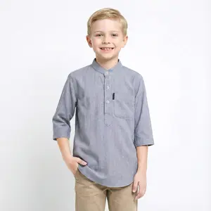 ORIZANO Kurta Premium Madina Arcelio Kids - Atasan Kurta Anak Laki Laki 4-14 Tahun