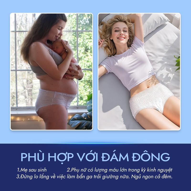 Siêu sale 4.4【Miễn phí vận chuyển】Sản phẩm mới! Băng vệ sinh nhập khẩu Memeeie (30 miếng), chống tràn 360°, thoáng khí, phù hợp sử dụng ngày và đêm/ dành cho phụ nữ mang thai và sau sinh. 6
