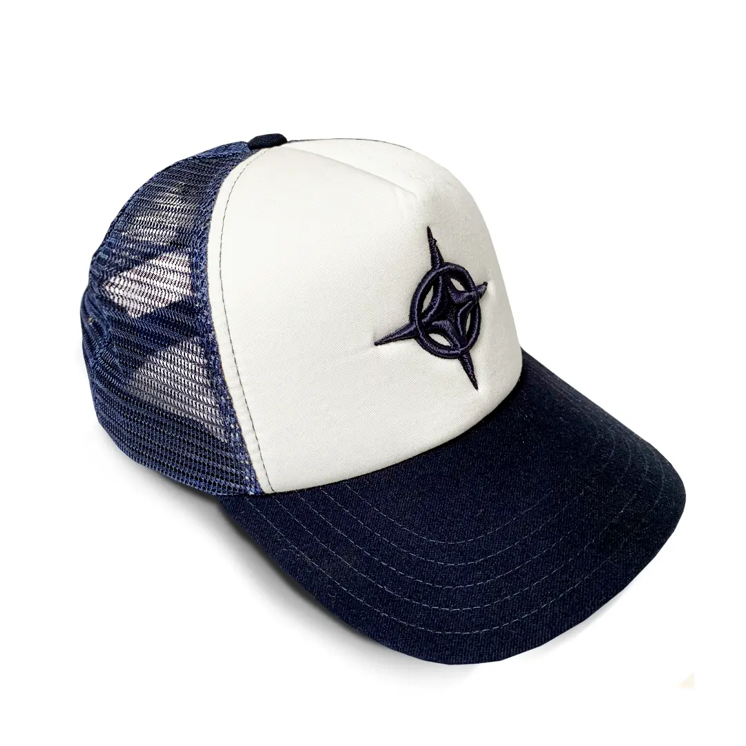 Inefable Trucker Hat Beta Mix Colour White Blue - topi trucker jaring pria hitam terlaris premium tebal topi carhartt