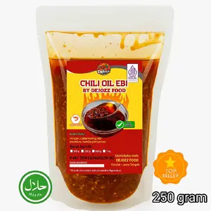 Chili Oil Ebi Minyak Cabe Teja Asli  Halal 250 Gram