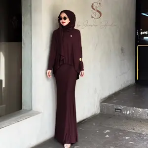 VALEN SET ONE SET KAOS ROK HIJAB WANITA PREMIUM PINGGANG KARET OVERSIZE