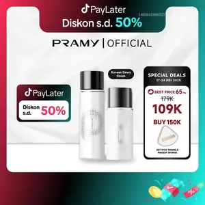 【cod】 [BUY 2 GET 3] Pramy Trial & Travel Bundle | 2PCS 65ML FREE MATTE 30ML | Matte Dewy Finish | Primer Setting Spray Anti Cakey and Long Lasting Makeup Hingga 12 Jam | Melembabkan Kulit dan Mengontol Minyak Berlebih | Fixing Spray Oil ControlWXFFW