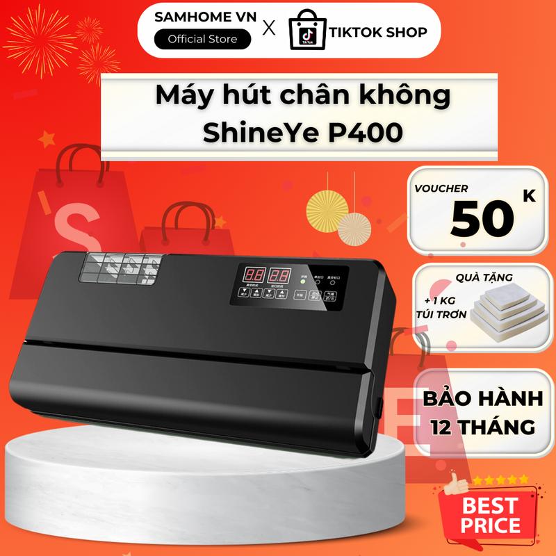 Máy Hút Chân Không P400 ShineYe Hút Tự Động Mọi Loại Túi Đóng Gói Tối Đa Lên Tới 10kg Gạo 1