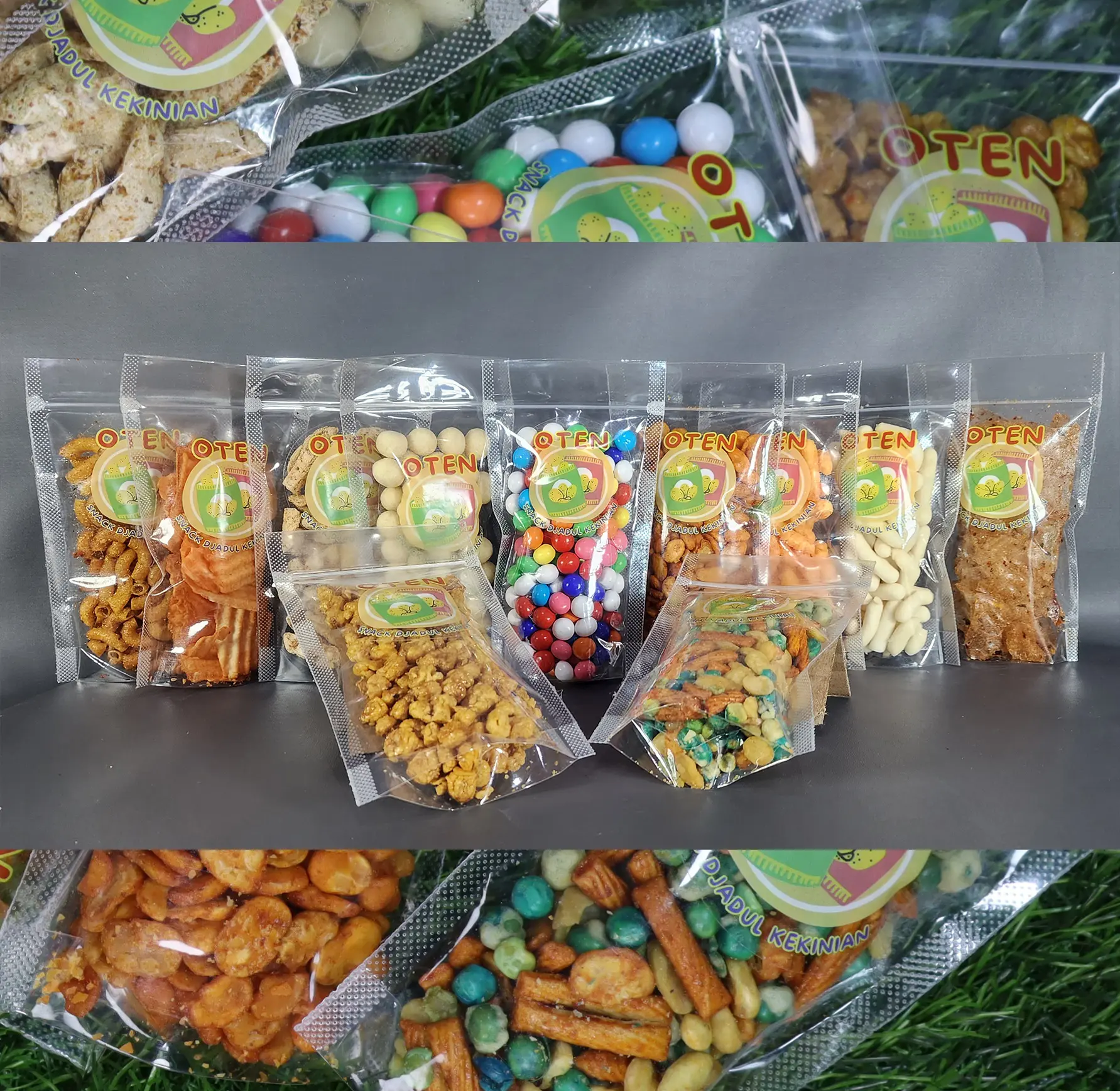 Paket Camilan Variasi 10+1 dengan Bonus Spesial Gratis - Manis, Makaroni, Emping, Cemilan, Pedas, Jagung, Food, Basreng, Gift, Keripik, Snack
