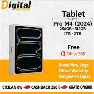 (RB) Apple iPad Pro M4 2024 11" inch | 13" inch 256GB 512GB 1TB 2TB Wifi Celluler Garansi Resmi Apple