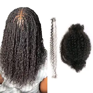 INDO BRAID Springy Twist Rambut Sambung Keriting Rambut Sulam Rambut Anyam Rambut Kribo Afro Kinky Braid Hair Extension Braiding Hair Black