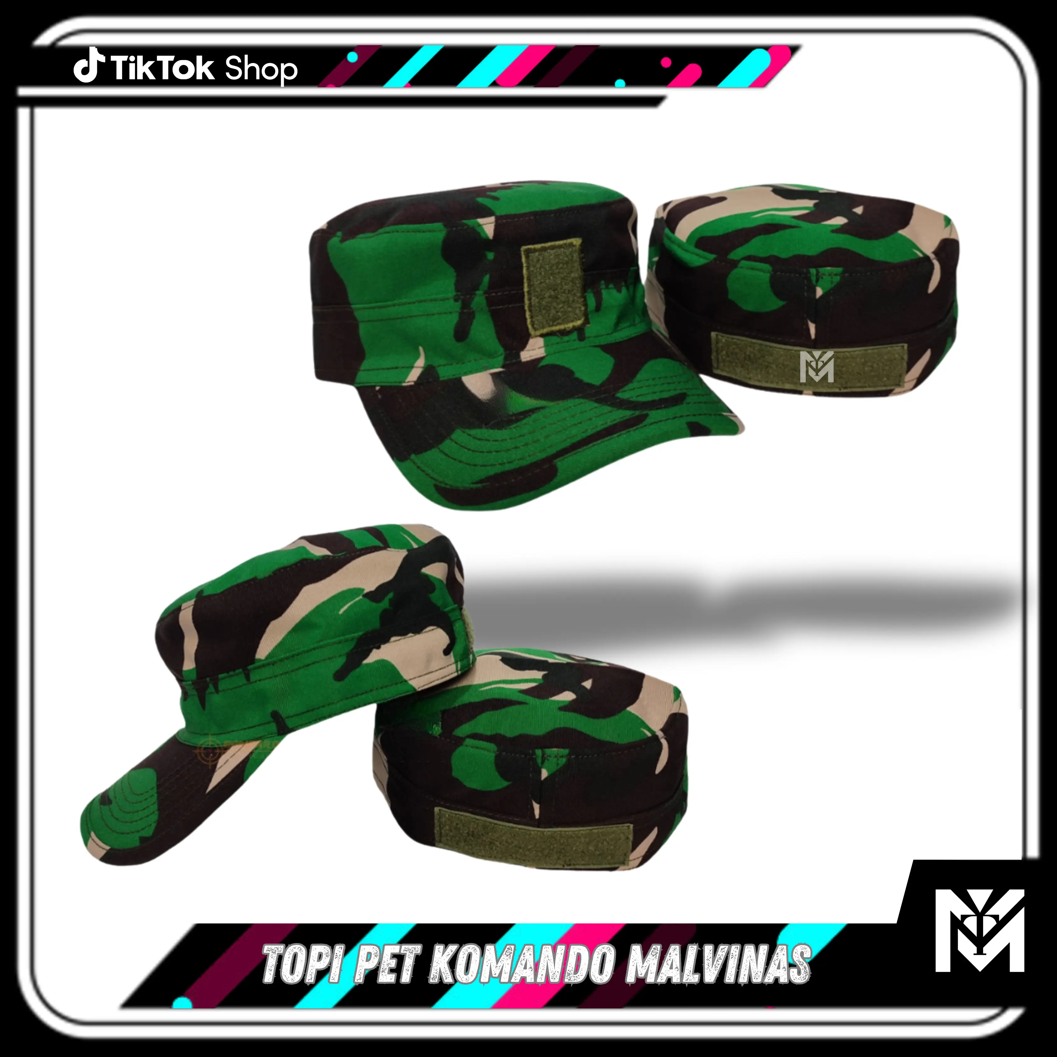 PROMO!!! Topi import Topi Pet Loreng Malvinas Bahan Velbet Woll