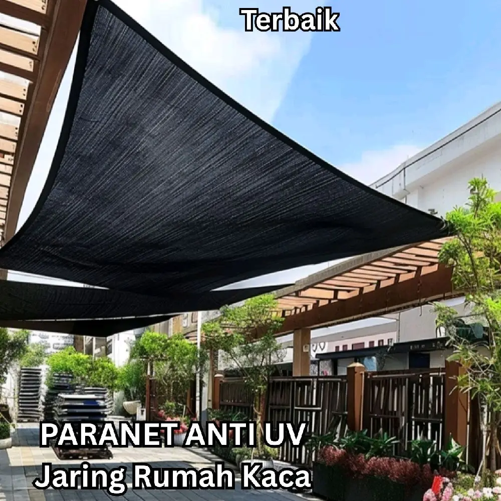 Paranet 90% Anti UV Jaring Rumah Kaca Taman Tahan Panas Hujan Terbaik untuk Perlindungan Maksimal