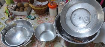 Product Review of paket wajan 20 cm dan 24 cm alumunium tempa penggorengan tebal anti lengket Alat Dapur Kitchenware from l**i 2