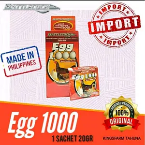 Egg 1000 / 1sachet untuk hewan peliharaan